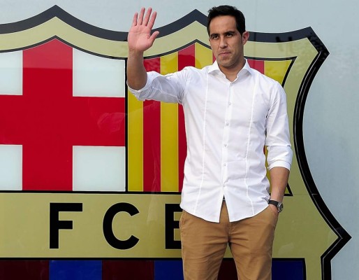 Claudio Bravo ya está en Barcelona