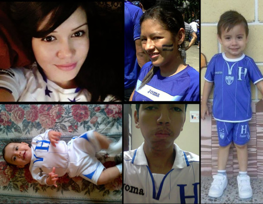 Hondureños se ponen la camiseta de la Selección