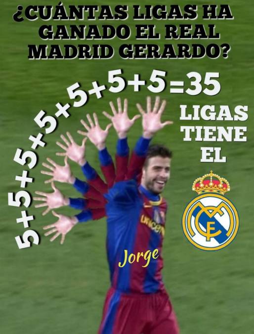 Los memes se burlan del Barça tras coronarse el Real Madrid campeón de la Liga Española