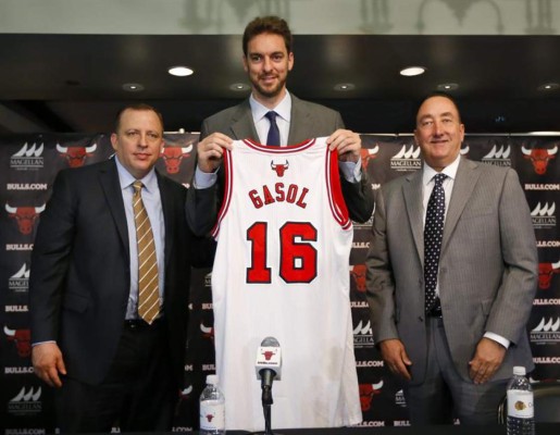 Pau Gasol, la nueva estrella de los Bulls