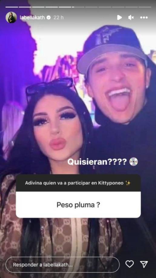 Luego de eso la cantante y abogada Bellakath, compartió una historia en Instagram con una pregunta “Quisieran???” pero aún así ninguno de los dos cantantes han confirmado ni negado nada. 