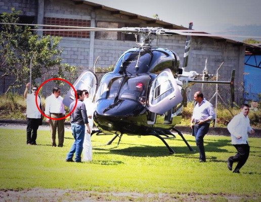 Helicóptero del presidente de Honduras sufre desperfectos