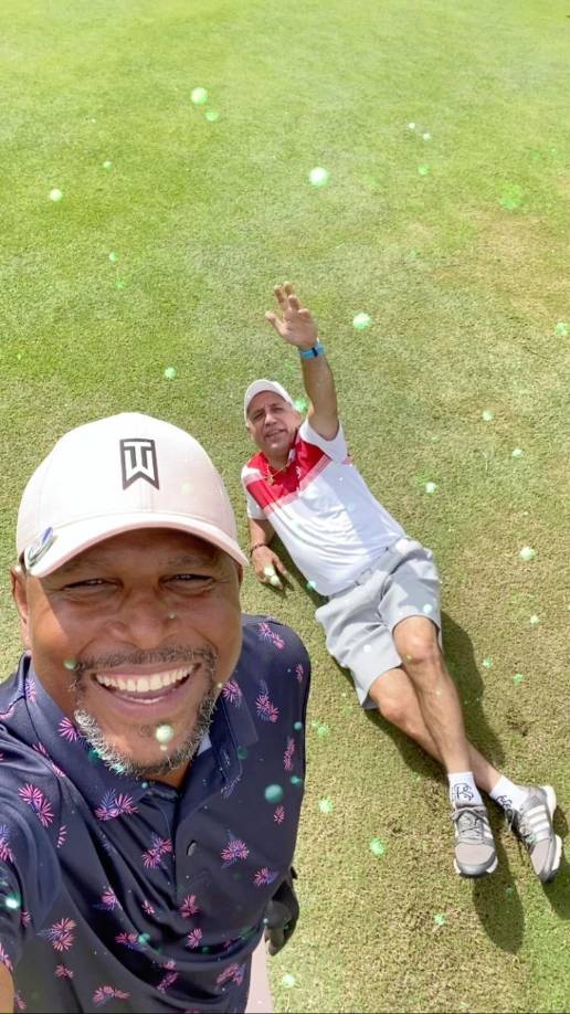 Carlos Pavón en su momento estuvo en el Trump International Golf Club West Palm Beach, uno de los campos de este deporte que pertenece a la famosa familia de Estados Unidos.