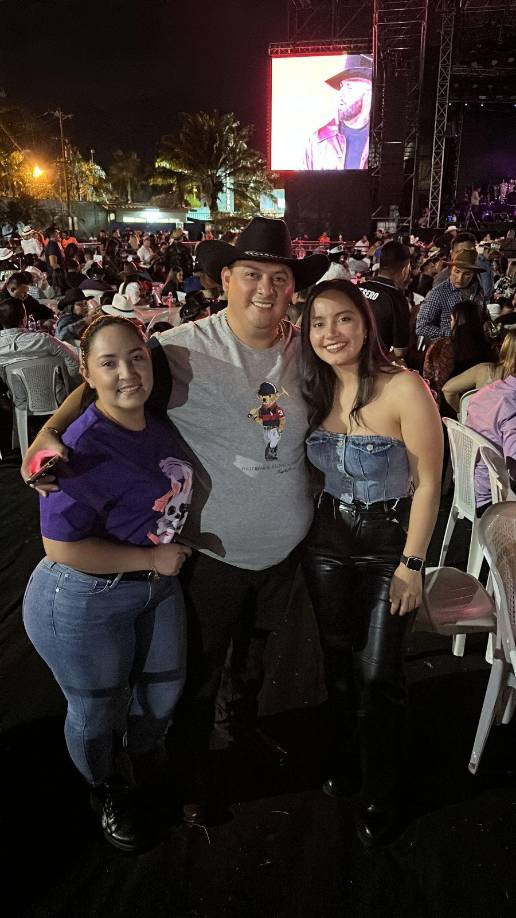 Melissa Arita, Felix Gutiérrez y Evelyn Solis llegan desde La Entrada Copán.