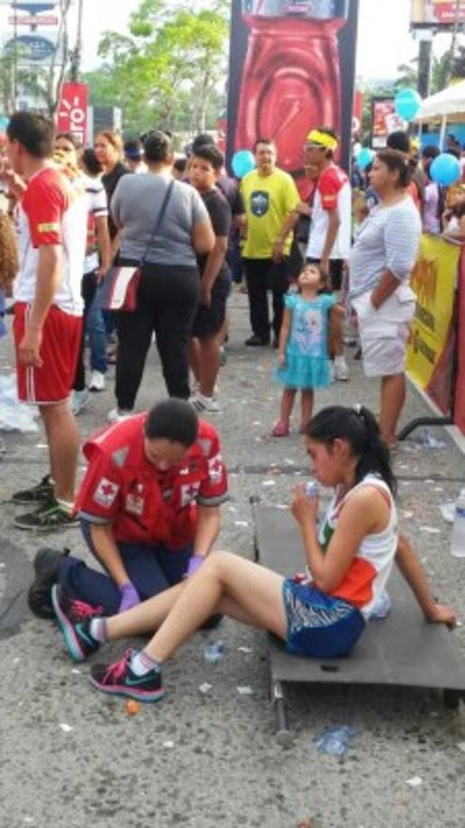 Algunos llegaron exhaustos.