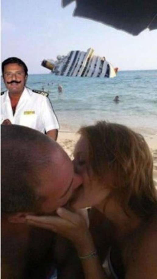 Un capitán y un naufragio.