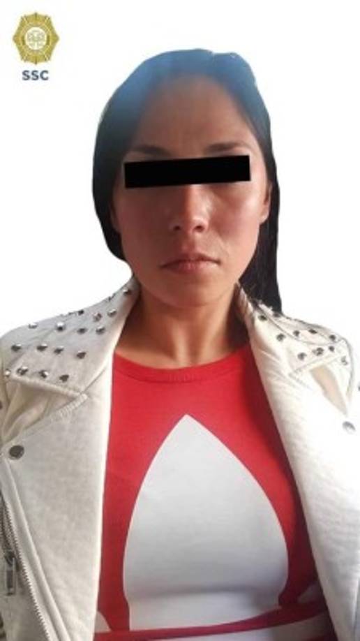 Ilse Barros fue detenida junto con 'El Bandido'.