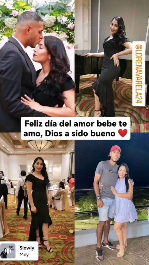 Eddie Hernández - El delantero del Motagua dedicó esta publicación a su esposa Lorena Varela.