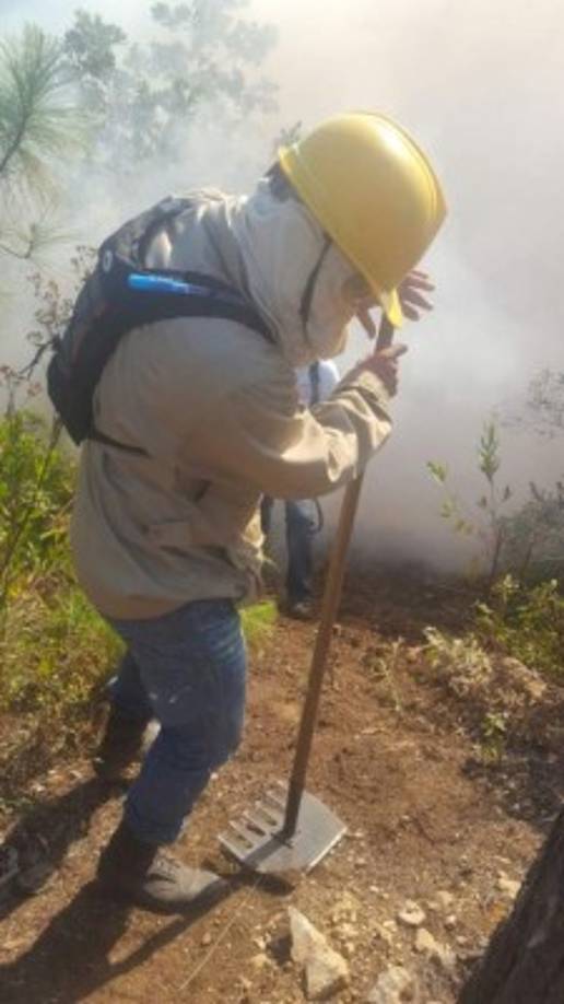 Controlar las llamas requiere de un gran número de voluntarios que arriesgan sus vidas por ganarle la batalla al fuego.