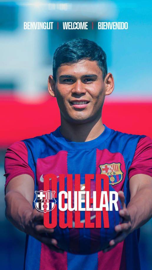 Jaime Cuellar se convierte en nuevo jugador del Barça Atlètic. El FC Barcelona y el CD Lugo llegaron a un acuerdo para la cesión del extremo por una temporada, hasta el 30 de junio de 2024, con una opción de compra.