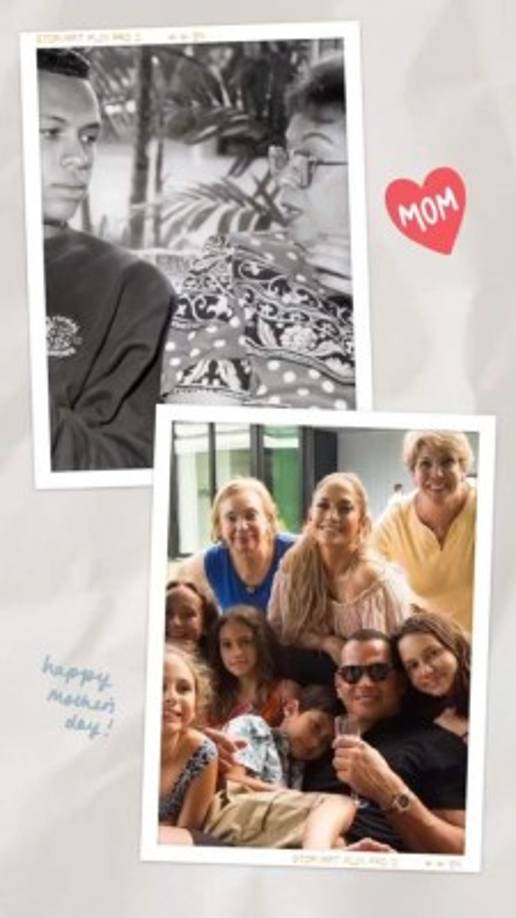 Alex Rodríguez rindió homenaje a todas las madres en llenan su vida, desde la suya, Lourdes Navarro, que lo crió a él y a sus hermanos siendo madre soltera, a quien él siempre le ha dado crédito por poder ser una estrella de la MBL. Claro, también incluyó a su prometida, Jennifer López y a la su suegra, Guadalupe Rodríguez.