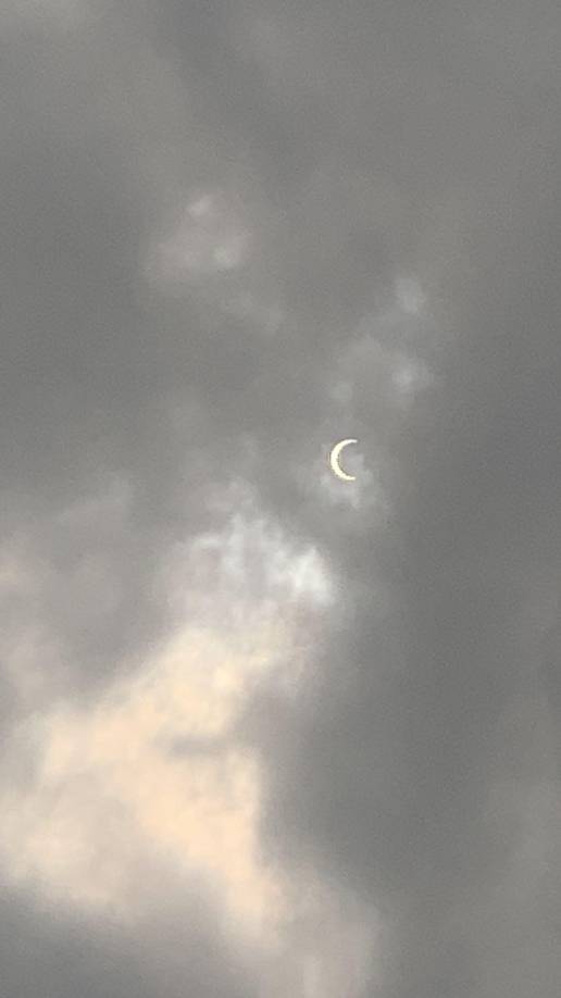 ¡Espectacular! Fotos del eclipse solar que oscurece a Honduras