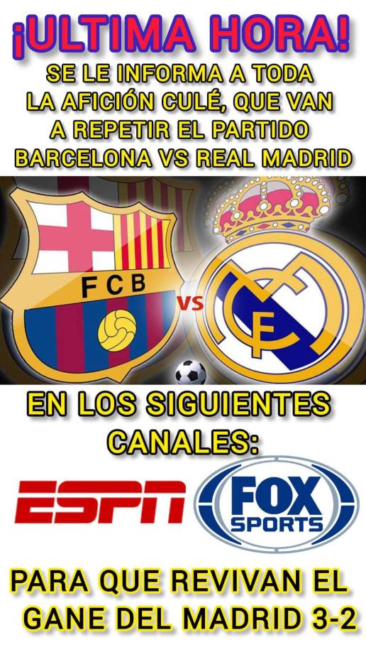 Barcelona y Laporta, víctimas por “repetir” el clásico con Real Madrid