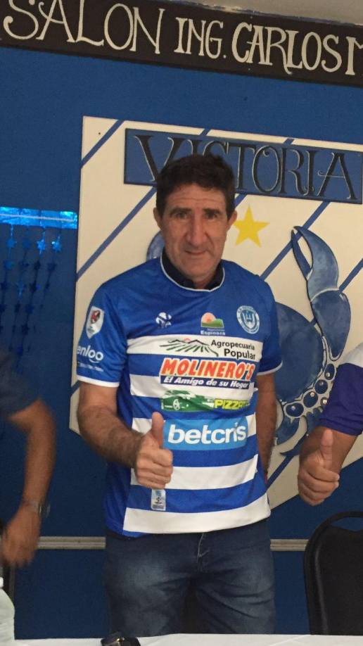 Héctor Vargas: El argentino fue presentado como nuevo entrenador del Victoria luego de su salida del Real España. 