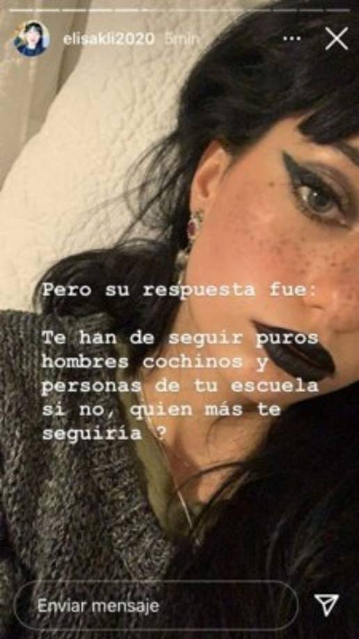 La adolescente se quejó de la actitud de su madre, sin embargo, los internautas se mostraron a favor de la actriz, y expresaron que Elisa solo es una 'hija malcriada y malagradecida'.