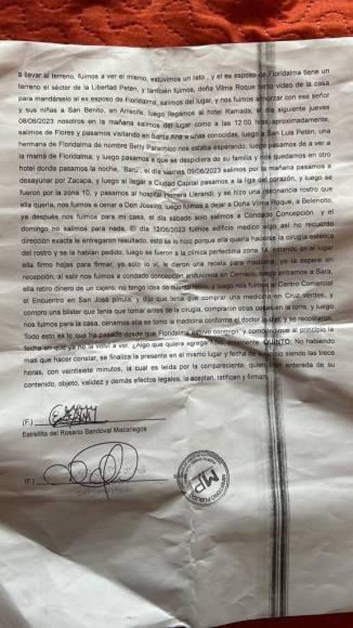 La familia de Florildalma comenzó a buscarla a través de las redes sociales.