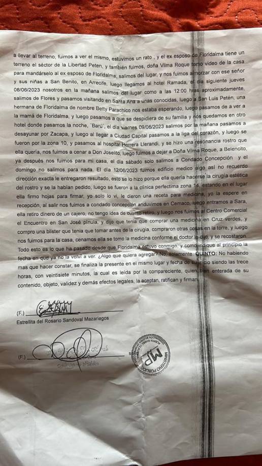 José y su hermano Jorge se encuentran en Guatemala pidiendo esclarecer el caso de su madre.