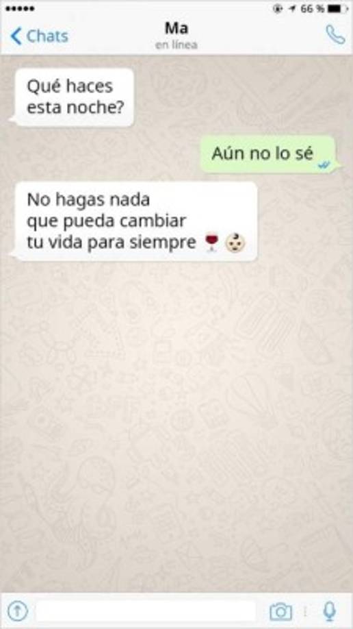 Una manera muy original de acosejar a su hija.