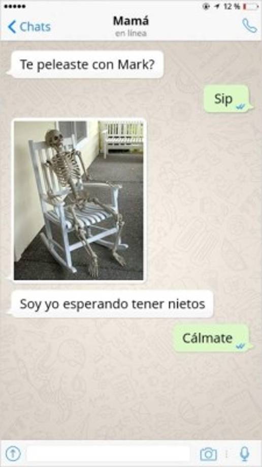 Cuando una madre quiere nietos presiona de todas las formas posibles.