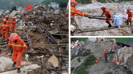 Al menos 46 personas murieron, varias carreteras quedaron bloqueadas y múltiples viviendas fueron “gravemente dañadas” tras el sismo de magnitud 6,6 que sacudió este lunes el suroeste de China.