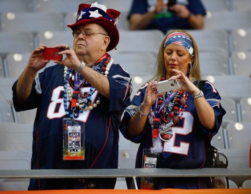 Fotos del ambiente del Super Bowl