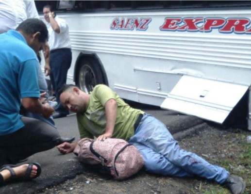 Comayagua: Accidente de autobús deja 12 heridos