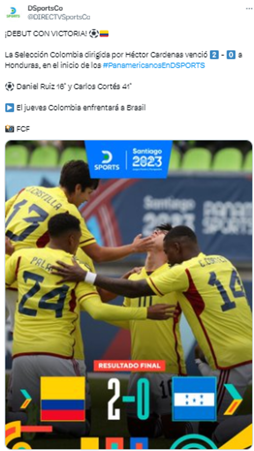 La reacción de los medios colombianos tras el triunfo ante Honduras.