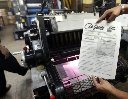 Publican en La Gaceta el presupuesto de 2017