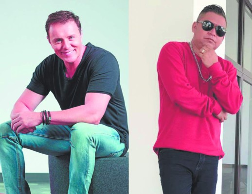 Lorenzo Antonio felicita al cantante hondureño King Frank por el cover de 'Doce rosas'