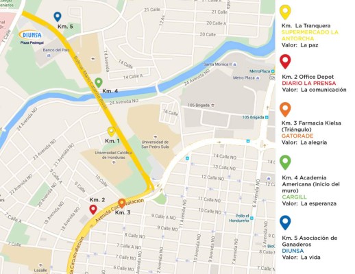 Todo listo para el Family Run 2015 en San Pedro Sula