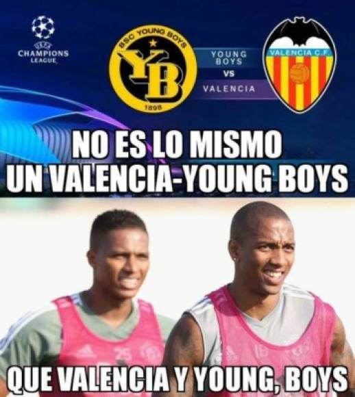 Young Boys y el Valencia empataron 1-1.