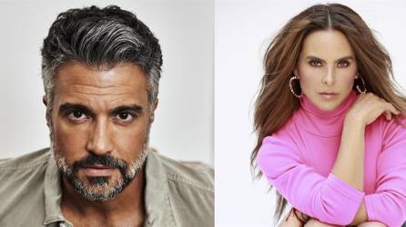 El actor y cantante Jaime Camil y la actriz Kate del Castillo.