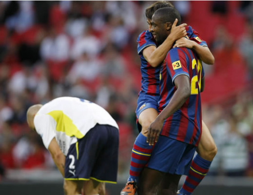 Wilson Palacios se codeó con el Barcelona
