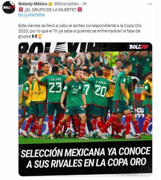Bolavip México: “¿El grupo de la muerte?”.