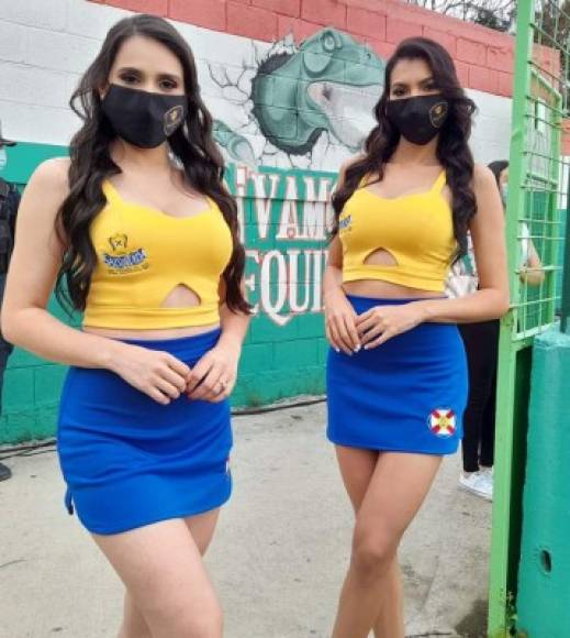 Estas hermosas chicas cautivaron con su belleza en la Gran Final del fútbol hondureño.
