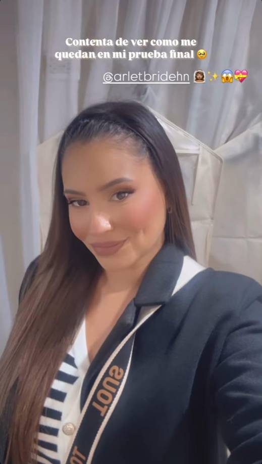 Con esta historia, “Ale” detalló que ya está lista con su vestuario para ambas bodas que serán con Javian Thompson, su prometido.