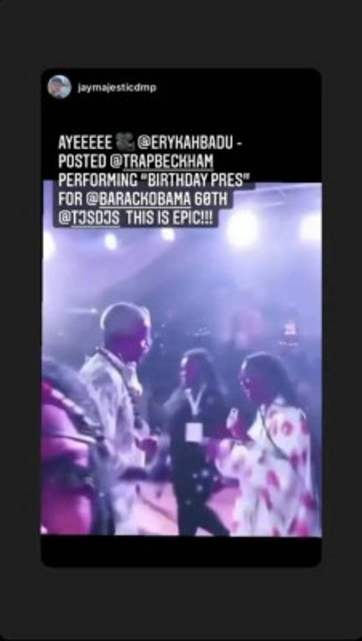 Asimismo, se vieron botellas de licor, cócteles, postres y cigarros, con algunos de los invitados fumando cannabis, cuyo consumo es legal en ese estado.