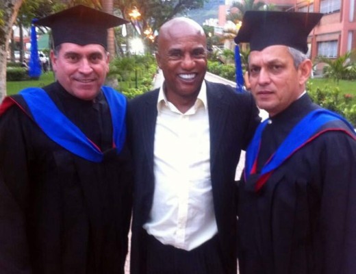 Suárez y Rueda recibieron homenaje en Colombia