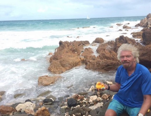 Richard Branson esperará a Irma atrincherado en su bodega de vinos