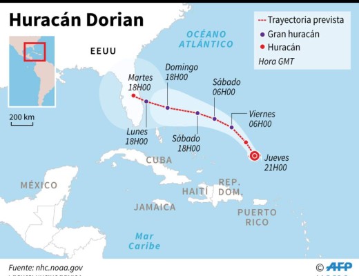 Florida y Georgia en emergencia por impacto de huracán categoría 4