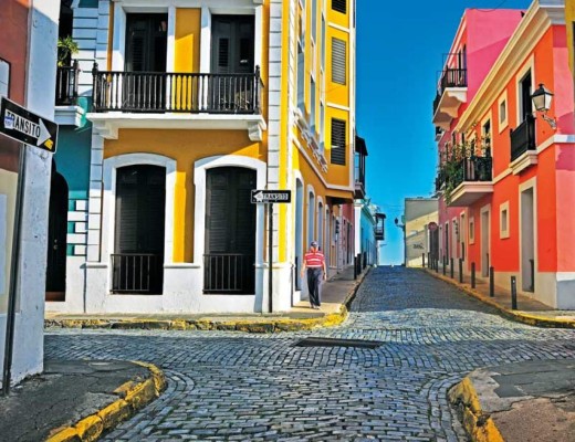 El Viejo San Juan, una historia de colores