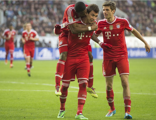 El Bayern de Guardiola arrolla al Wolfsburgo con cinco goles en 17 minutos