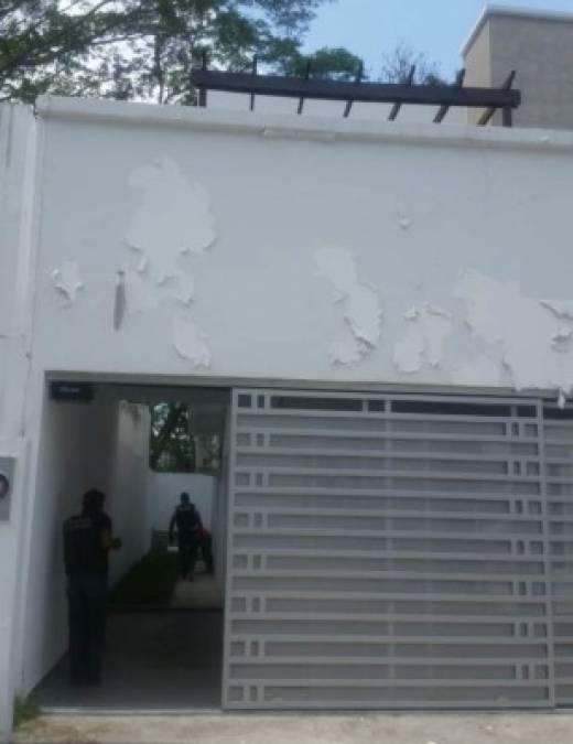 Investigan si la casa fue saqueada por socios del supuesto narco Nary López, capturado el miércoles anterior en Naco, Cortés.