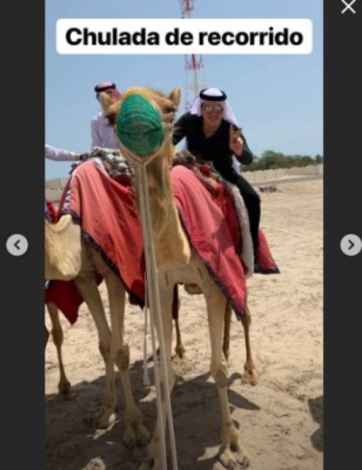 Por medio de su cuenta de Instagram, Samul García presumió su estadía en Doha, Qatar.