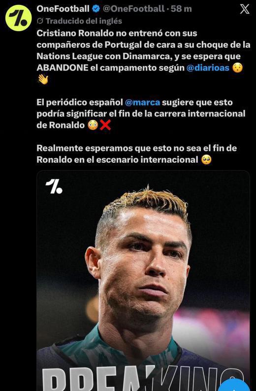 Berrinchudo: así reacciona la prensa tras el adiós de Cristiano Ronaldo