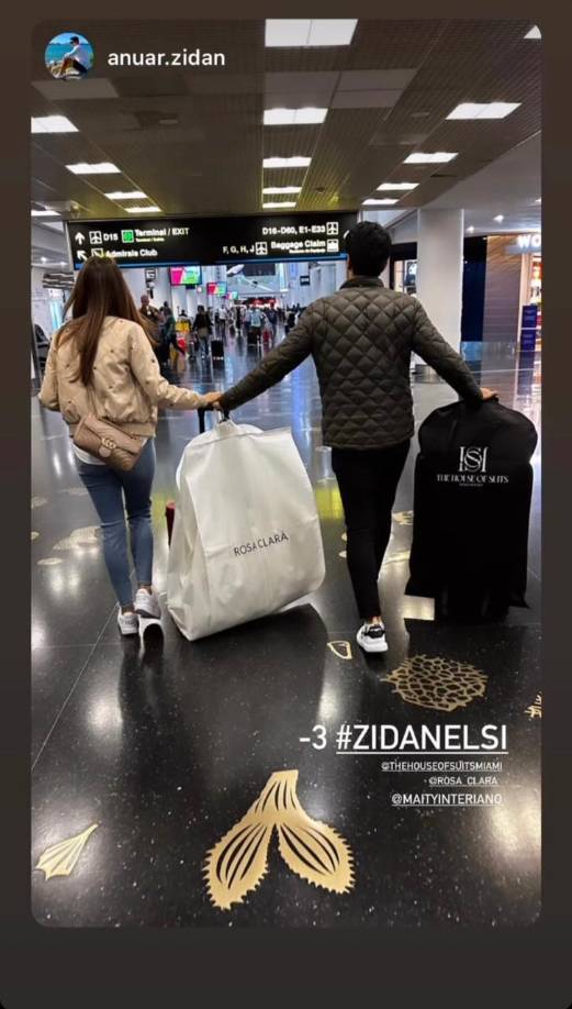 Maity Interiano y Anuar Zidan ya emprendieron su viaje a México, país donde se llevará a cabo su boda soñada. 