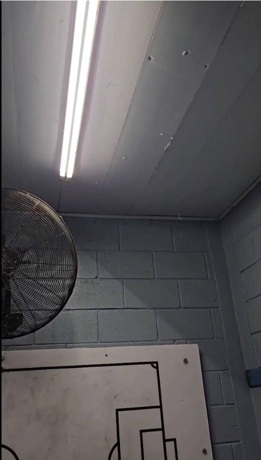 Las pésimas condiciones del camerino asignado a Olimpia en estadio de Choluteca vs UPN