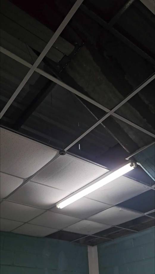 Las pésimas condiciones del camerino asignado a Olimpia en estadio de Choluteca vs UPN