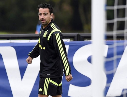 Xavi no se despedirá de la selección española en el campo