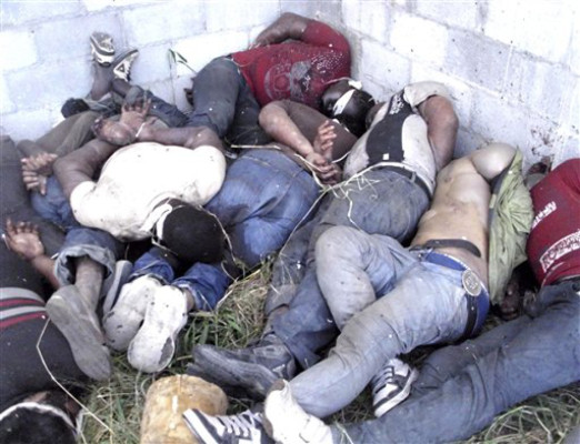 Atribuyen a narcos matanza de 72 migrantes